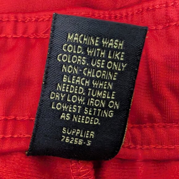 Xersion Track Pants Drawstring Lined RED/White Size Large - Picture 12 of 13